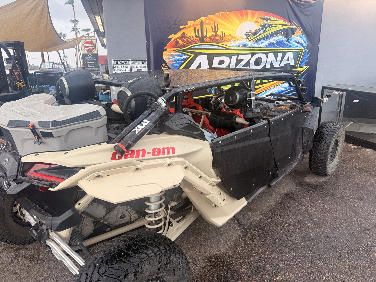 Can-Am Maverick side-by-side at Arizona Jet Ski powersports service location in Phoenix
